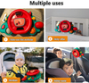 Toddler Steering Wheel Simulation Driving Toy with Turn Signals, Horn & Music