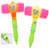 Wholesale Educational Novelty Toys Cartoon Blue Cat Fun Percussion Sound Children's Hammering & Pounding Toys Whistle BB Large Hammer 