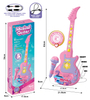 ToysBase Kids Electric Guitar Toy, Educational Musical Instruments Kit with Karaoke Singing Microphone, Simulated Electric Guitar Music Player Set for Toddlers Boys Girls Ages 3-8 Birthday Gift