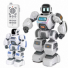Smart AI STEM Rechargeable Programmable Educational Plastic RC Robot Toy for Kids with Remote Control