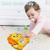 Lion Piano Light up Tummy Time Baby Musical Toys for Toddlers 1-3 Early Education Birthday Gift Made of Durable Plastic