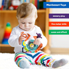 6-in-1 Busy Board Rocket Montessori Baby Toy Activity Center for Toddlers Fine Motor Skills Educational Learning Interactive Gift