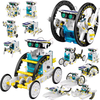 IZH5285886 12 in 1 DIY Science Educational Experiments Robotic Toys Moon Exploration Ideal STEM Solar Robot Toys