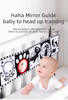 Early Educational Baby Books Toys High Contrast Black and White Books Non Toxic Fabric Touch and Feel Crinkle Cloth Books
