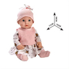 Soft Rubber Vinyl Doll Toys 16 Inch Fashion Realistic Reborn Baby Silicone Dolls for Kids