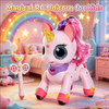 New Arrival Girl Cute Remote Controlled Animals Toys Interactive Gravity Gesture Sensing RC Animals Unicorn with Light And Music