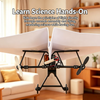 2.4Ghz DIY Paper Plane RC Airplane Kit Remote Control Paper Plane with Lights for Kids Gifts STEM Toy for Schools