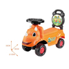 Kids Ride on Sliding Car Cartoon Toy Car with Steering Wheel & Backrest 4 Wheels Baby Walker Balance Car for Toddlers