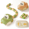 RC Greedy Snake Game Magnetic Eating Snake Chase Adventure Set Interactive Fight Classical Retro Remote Control Hungry Snake Car