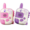 Kids Walkie Talkies Set of 2 Long Range 300m UHF Children Talky Toys Two Way Radio with Flashlight for Outdoor Play