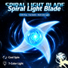 Kids Rotating Gyroscopic Blade with 7 Color LED Lights Laser Sword Luminous TOY Handheld Cosplay Halloween Party Prop for Adults