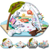Foldable Infant Activity 8-in-1 Deformable Cartoon Tree House Water Washable Baby Round Playmat,Baby Gym Play Mat