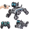 Ai Intelligent RC Stunt Robot Dog wholesale custom plastic toy for kids