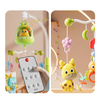  Educational Musical Sensory Learning Toddler Toys Cartoon Animal Design Remote Control Rotating Baby Crib Hanging Toys