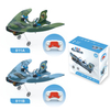 2.4G Remote Control Foam Airplane, Mini Flying Glider Fighter Toy with LED Lights, Indoor & Outdoor RC Planes for Kids Boys Girls, Easy to Fly Beginner Toy Gift