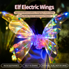 Beautiful Colorful Glowing Electric Butterfly Wings Light-Up Toys for Girls