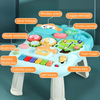 Wholesale Toys 4-in-1 Baby Walker with Wheels & Seat Infant Game Table & Push Car Toddler Activity Toy, Grow-with-Me Learning Center