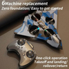 Foam Remote Control Airplanes With LED lights, RC Stunt Drone Fall-Resistant Aircraft,Outdoor Toy Plane with Light Kids