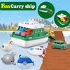 Beach Toy Set Carry Ship Bathtub Bathroom Pool Kids Bath Toy for Toddlers