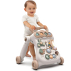 Summer Infants Toys Foldable Baby Walker, Adjustable Height Anti-Rollover Plastic Walker with Music, Lightweight Learning Walking Aid for Infants 0-6 Months, Supports up to 20KG