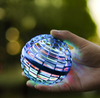 Boomerang Flying Orb Ball Toy for Kids Ages 6+, LED Magic Spinner with 360 Rotating Hover & Boomerang Return, Mini UFO Drone Flying Ball with LED Lights, Fun Indoor Outdoor Party Game Gift for Boys 