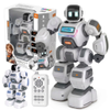 Smart AI STEM Rechargeable Programmable Educational Plastic RC Robot Toy for Kids with Remote Control