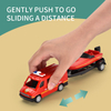 Fashion Styles Kids Alloy Diecast Truck With Trailer Toy Set Alloy Vehicle Model Police Helicopter Fire Speedboat RV Car Toy for Boys