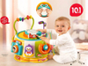 Multifunctional 10 in 1 Activity Center Education Baby Toy with Light Music for Toddlers