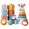 BBH5285952 Plastic Toys 19 Pcs Montessori Baby Early Learning Play Set 
