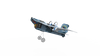 2.4G Remote Control Foam Airplane, Mini Flying Glider Fighter Toy with LED Lights, Indoor & Outdoor RC Planes for Kids Boys Girls, Easy to Fly Beginner Toy Gift