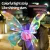 Beautiful Colorful Glowing Electric Butterfly Wings Light-Up Toys for Girls