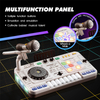 MZH5281610 Portable DJ Player | Early Educational Musical Toys with Light and Microphone 