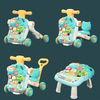 Wholesale Toys 4-in-1 Baby Walker with Wheels & Seat Infant Game Table & Push Car Toddler Activity Toy, Grow-with-Me Learning Center