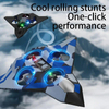 Foam Remote Control Airplanes With LED lights, RC Stunt Drone Fall-Resistant Aircraft,Outdoor Toy Plane with Light Kids