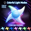 Kids Rotating Gyroscopic Blade with 7 Color LED Lights Laser Sword Luminous TOY Handheld Cosplay Halloween Party Prop for Adults