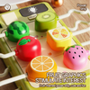 Montessori Busy Board for Toddlers, Sensory Light & Sound Fruit Power Strip Activity Toy, Fine Motor Skills Learning Travel Toy for Baby Kids 1 2 3 Year Old
