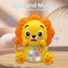 Lion Piano Light up Tummy Time Baby Musical Toys for Toddlers 1-3 Early Education Birthday Gift Made of Durable Plastic