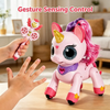 New Arrival Girl Cute Remote Controlled Animals Toys Interactive Gravity Gesture Sensing RC Animals Unicorn with Light And Music