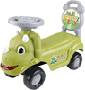 Kids Ride on Sliding Car Cartoon Toy Car with Steering Wheel & Backrest 4 Wheels Baby Walker Balance Car for Toddlers