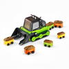 Educational Interactive Exvacator Eating Cars Toy Game,Greedy RC Magnetic Snake Games for Kids