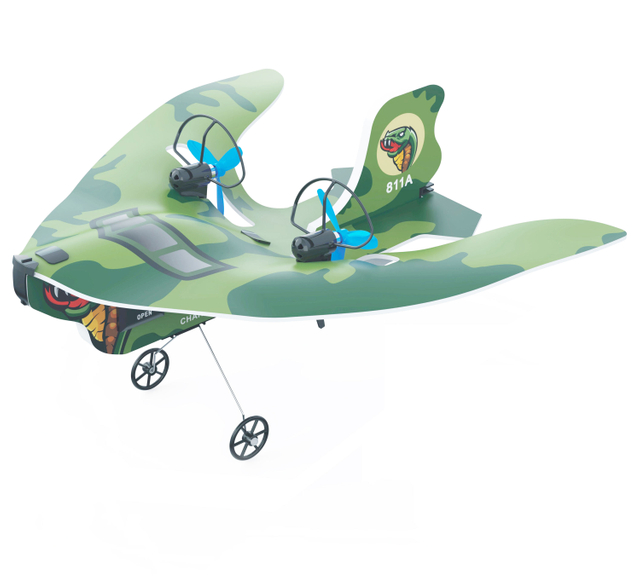 2.4G Remote Control Foam Airplane, Mini Flying Glider Fighter Toy with LED Lights, Indoor & Outdoor RC Planes for Kids Boys Girls, Easy to Fly Beginner Toy Gift