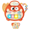Educational Electronic Piano Cartoon Animal Keyboard Music Light Baby Plastic Toy for Preschool