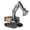 2.4G 1:14 Big Remote Control Trucks Simulation Alloy Excavator 22CH Vehicle Model Hobby Toys Huina 1592 RC Excavator for Adult Kids Boys