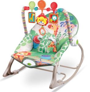 Electric Vibrating Rocking Chair,Musical Baby Rocker,Weight Capacity 40 lbs/18 kg, Age Rating 0+