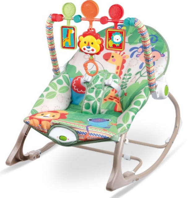 Electric Vibrating Rocking Chair,Musical Baby Rocker,Weight Capacity 40 lbs/18 kg, Age Rating 0+