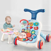 Push Walker Activity Montessori Center Multifunctional Toy 5 in 1 Foldable Baby Walker for Kids Boys Girls
