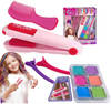 JC5284638 Makeup DIY Hair Dyeing Stick Set | Fashion Girl Toys Play Set | Washable Hair Chalk Comb | Temporary Hair Color Dye Toys