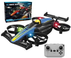 2 in 1 Remote Control Drone & Drift Car Flying Toy, RC Stunt Car Flying Aircraft Drift Car Toys for Kids & Adult