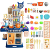 Pretend Play Preschool Toys,Mini Kitchen Set Plastic Multi-Functional Cooking Assistant Toys for Kids