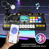 MZH5281610 Portable DJ Player | Early Educational Musical Toys with Light and Microphone 